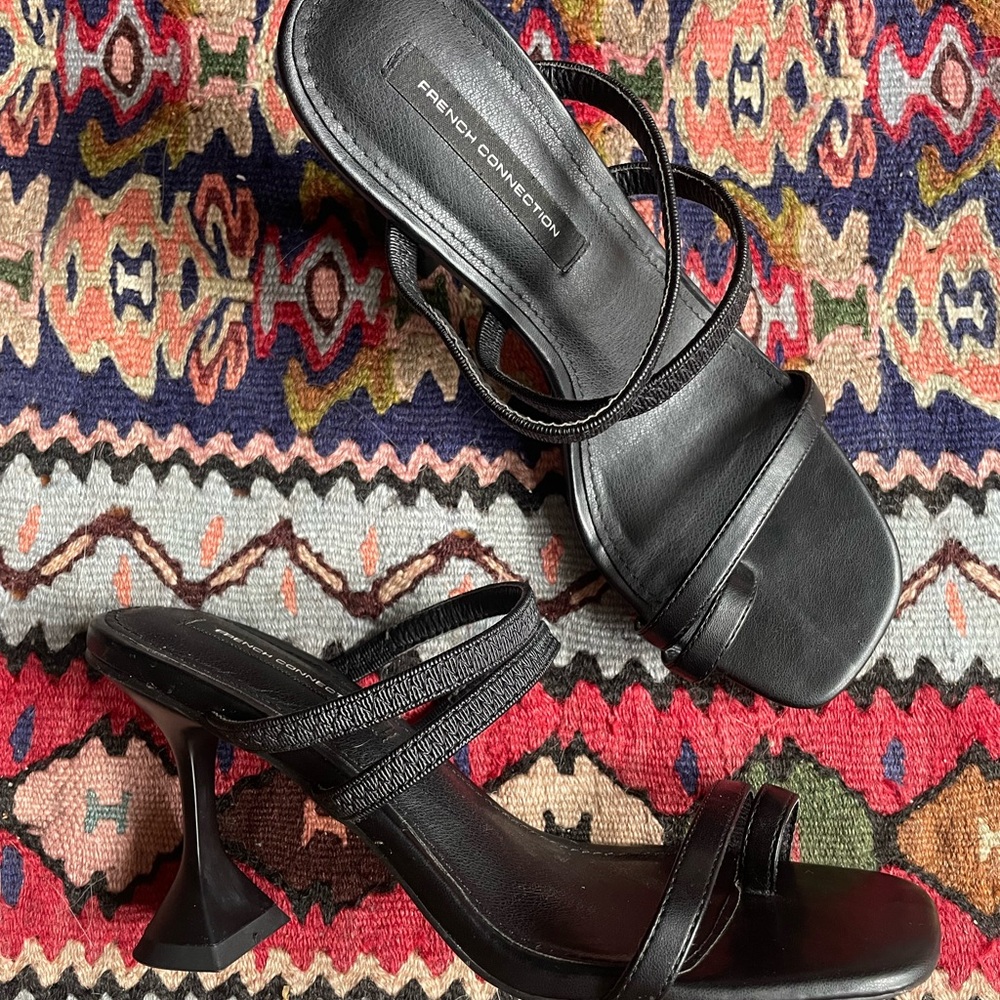 French Connection Black Elegant Heels